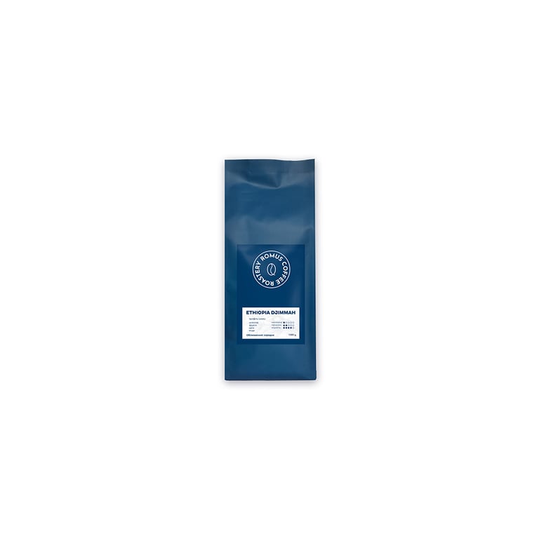 Кава Romus Coffee Roastery Ethiopia Djimmah в зернах 1 кг (39416)