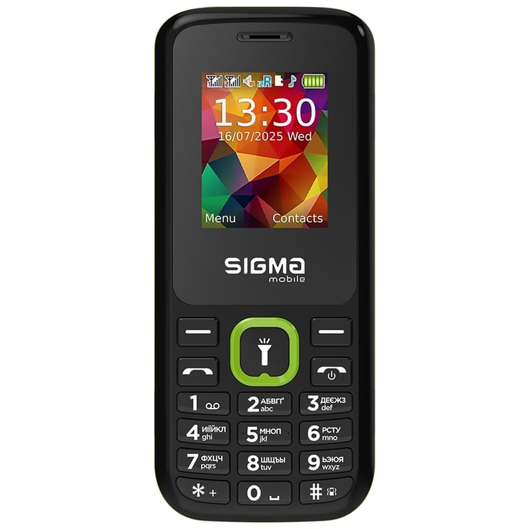 Мобільний телефон Sigma X-style 171 MINI Black-Green (4827798813720) - фото 2