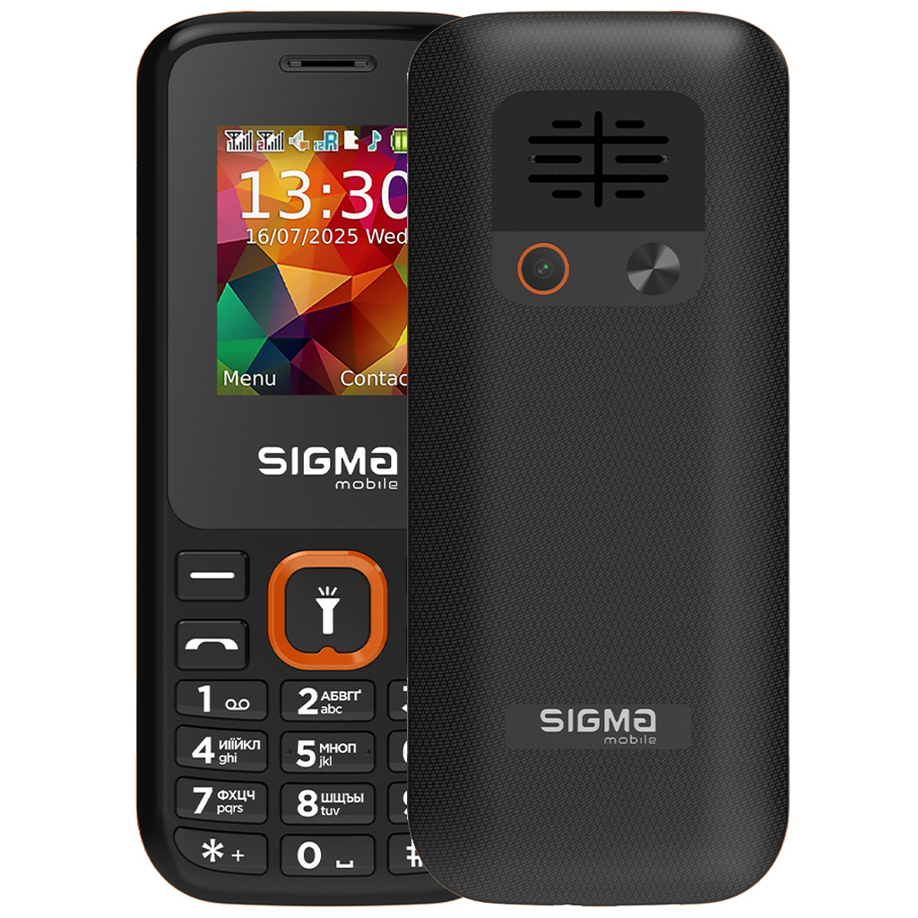 Мобільний телефон Sigma X-style 171 MINI Black-Orange (4827798813737) Мобільний телефон Sigma X-style 171 MINI Black-Orange (4827798813737)