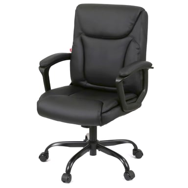 Офісне крісло Аклас Лівар TILT 10002M Чорний (PU Black) (00158598) - фото 1