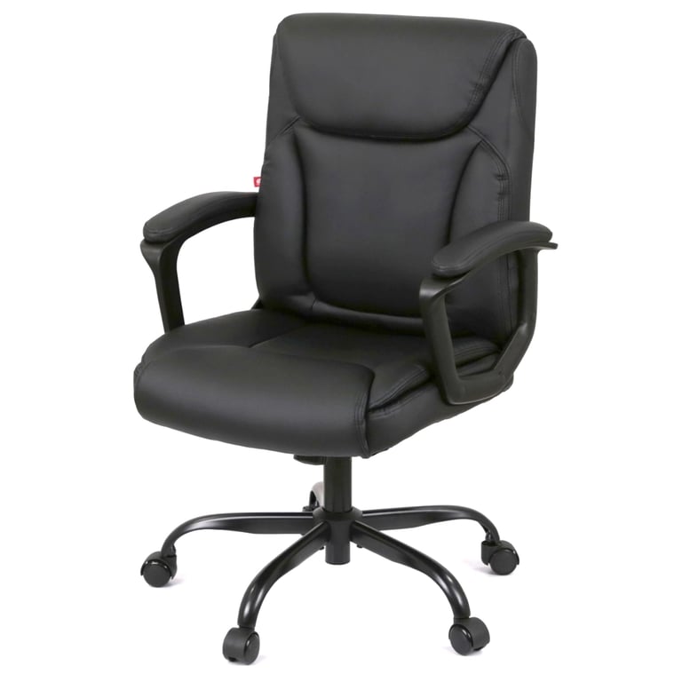 Офісне крісло Аклас Лівар TILT 10002M Чорний (PU Black) (00158598) - фото 1