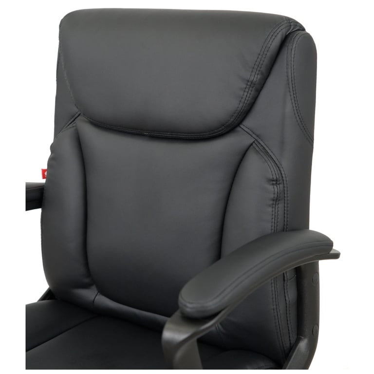 Офісне крісло Аклас Лівар TILT 10002M Чорний (PU Black) (00158598) - фото 8