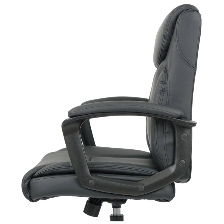 Офісне крісло Аклас Лівар TILT 10002M Чорний (PU Black) (00158598) - фото 9