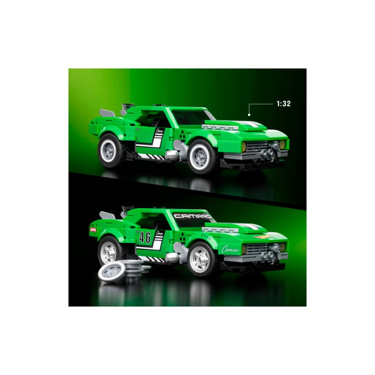Конструктор Mattel Brick Shop Hot Wheels Speed Camaro 289 деталей (JFT16) - фото 3