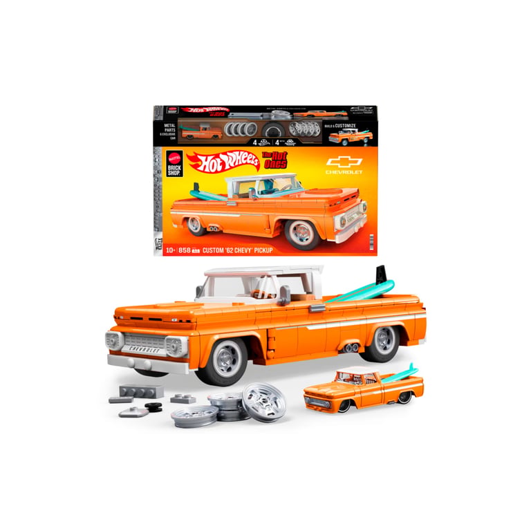 Конструктор Mattel Brick Shop Hot Wheels Elite Chevy 858 деталей (JFT20) - фото 1