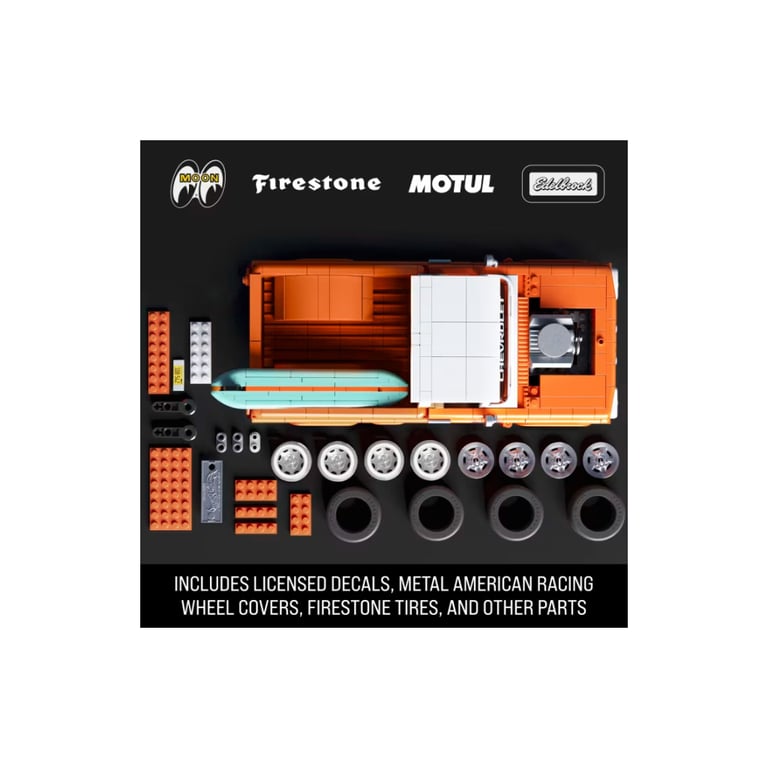 Конструктор Mattel Brick Shop Hot Wheels Elite Chevy 858 деталей (JFT20) - фото 3