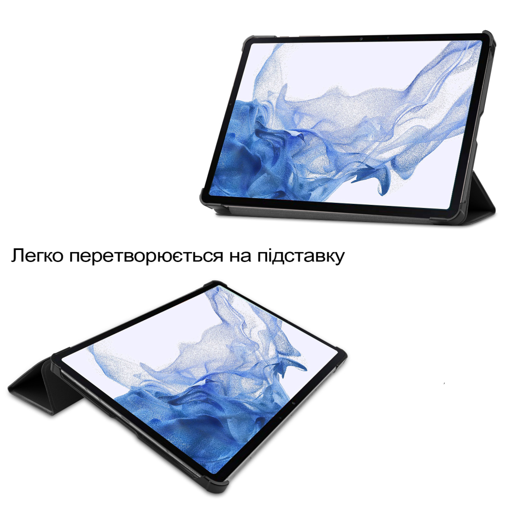 Чохол до планшета BeCover Smart Case Samsung Galaxy Tab S10 Lite SM-X400/406 10.9" Black (713836) - фото 4 Чохол до планшета BeCover Smart Case Samsung Galaxy Tab S10 Lite SM-X400/406 10.9" Black (713836) - фото 4