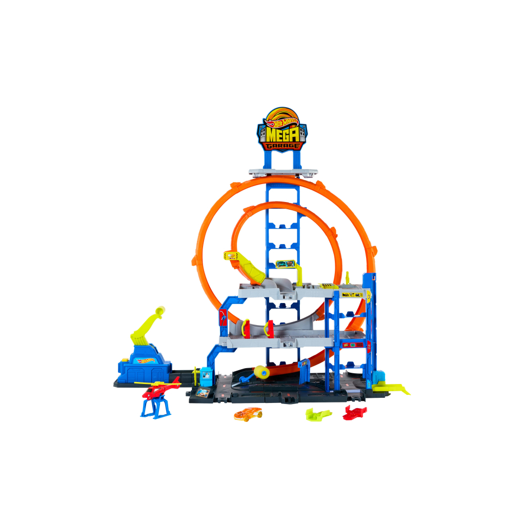 Автотрек Hot Wheels City Гараж з мега петлею (JBM74) - фото 1