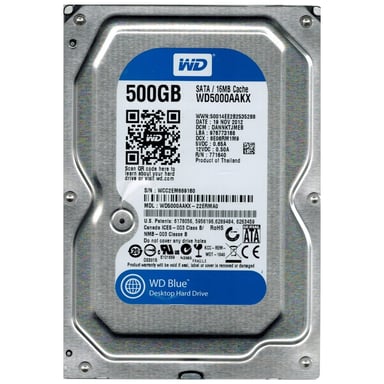Жорсткий диск 3.5" 500Gb WD (WD5000AAKX) - фото 1