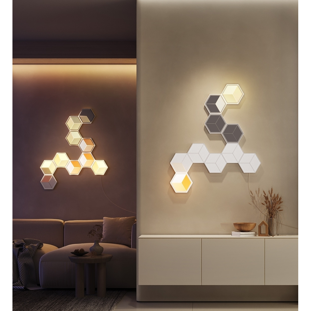 Світильник Govee H106A Glide Hexagon Light Panels Ultra Expansion Pack, 1pc, RGBIC, Wi-Fi/Bluetooth, Purple (H106A007-OF-EU) - фото 3 Світильник Govee H106A Glide Hexagon Light Panels Ultra Expansion Pack, 1pc, RGBIC, Wi-Fi/Bluetooth, Purple (H106A007-OF-EU) - фото 3