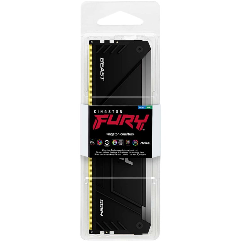 Модуль пам'яті для комп'ютера DDR4 8GB 3200 MHz Beast RGB Kingston Fury (ex.HyperX) (KF432C16BB2A/8WP) - фото 5