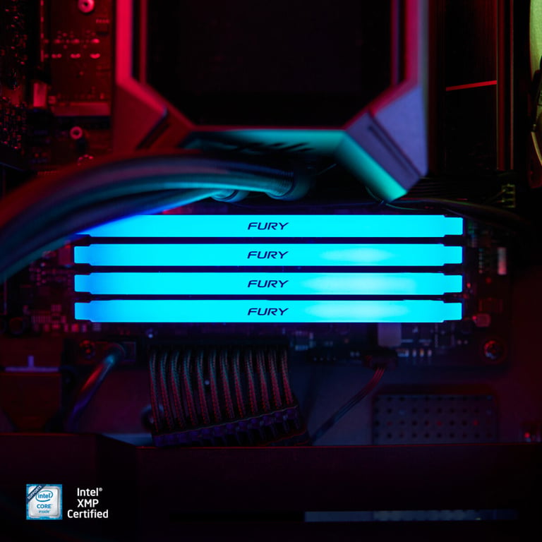 Модуль пам'яті для комп'ютера DDR4 8GB 3200 MHz Beast RGB Kingston Fury (ex.HyperX) (KF432C16BB2A/8WP) - фото 9