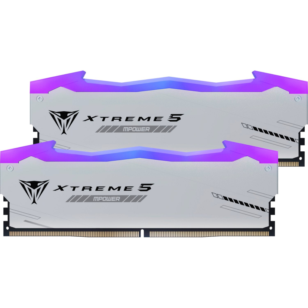 Модуль пам%27яті для комп%27ютера DDR5 32GB (2x16GB) 8000 MHz Viper Xtreme 5 MPOWER RGB Patriot (PVXR532G80C38KM) Модуль пам%27яті для комп%27ютера DDR5 32GB (2x16GB) 8000 MHz Viper Xtreme 5 MPOWER RGB Patriot (PVXR532G80C38KM)