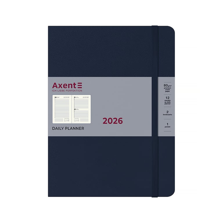 Тижневик Axent датований 2026 Grand Strong, 195х255, синій (8830-26-02-A) - фото 2