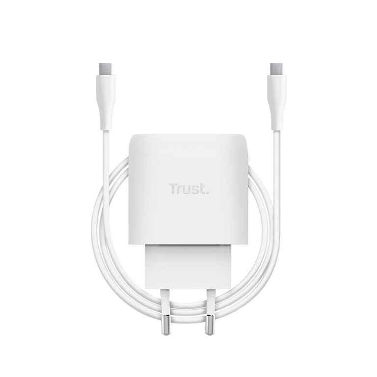 Зарядний пристрій Trust USB-C 45W GaN PD/PPS white (25522_TRUST) - фото 4