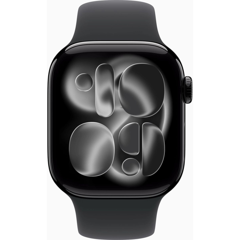 Смарт-годинник Apple Watch Series 11 GPS 42mm Jet Black Aluminium Case with Black Sport Band - S/M (MEQT4RK/A) - фото 2 Смарт-годинник Apple Watch Series 11 GPS 42mm Jet Black Aluminium Case with Black Sport Band - S/M (MEQT4RK/A) - фото 2