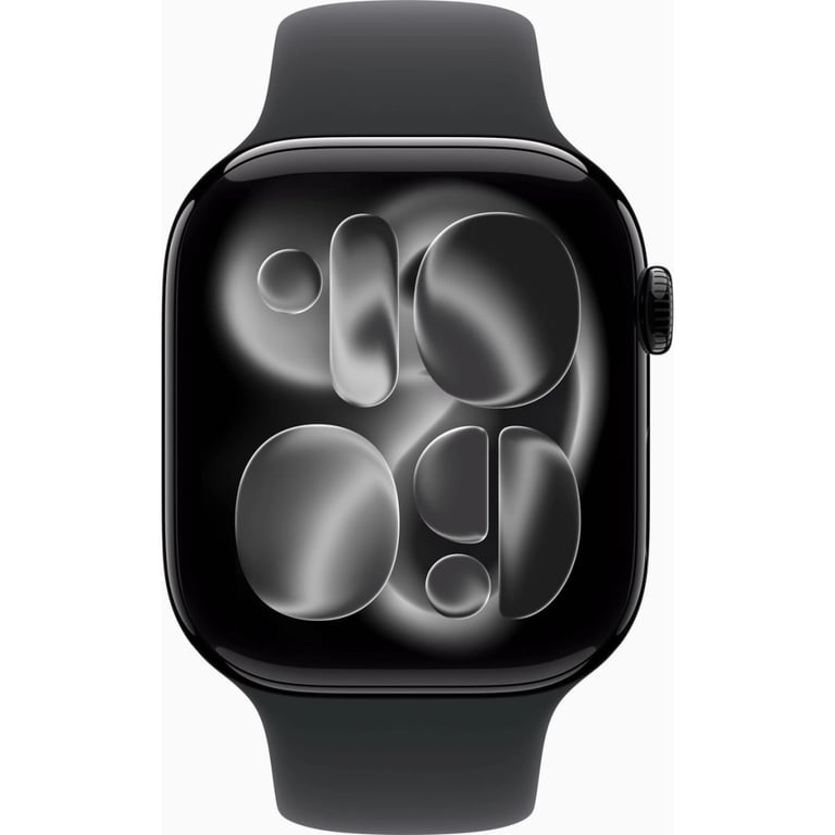 Смарт-годинник Apple Watch Series 11 GPS 46mm Jet Black Aluminium Case with Black Sport Band - S/M (MEUW4RK/A) - фото 2