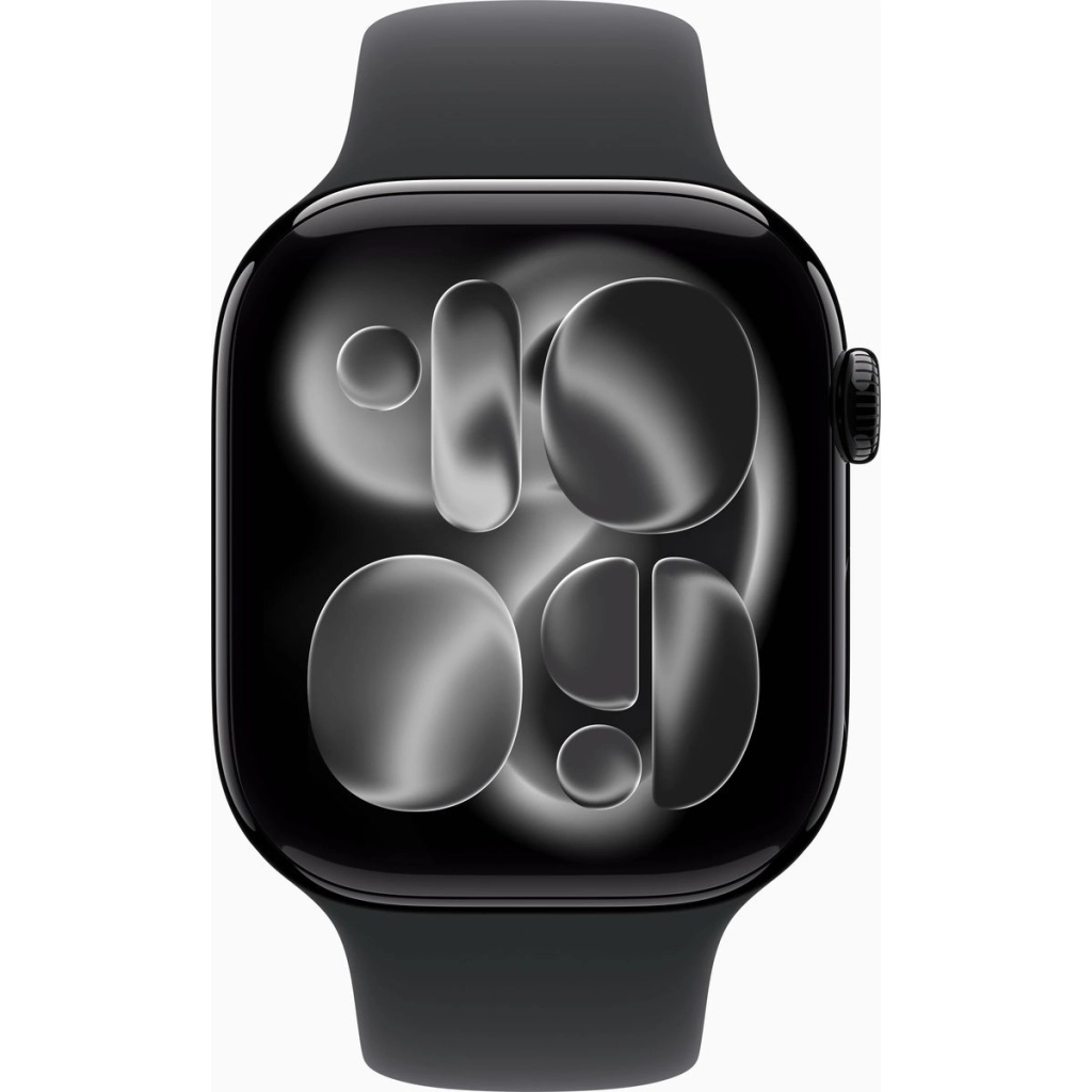 Смарт-годинник Apple Watch Series 11 GPS 46mm Jet Black Aluminium Case with Black Sport Band - M/L (MEUX4RK/A) - фото 2 Смарт-годинник Apple Watch Series 11 GPS 46mm Jet Black Aluminium Case with Black Sport Band - M/L (MEUX4RK/A) - фото 2