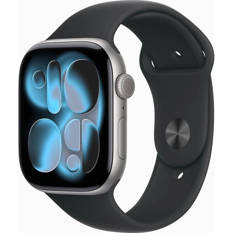 Смарт-годинник Apple Watch Series 11 GPS 46mm Space Grey Aluminium Case with Black Sport Band – S/M (MEV04RK/A) — фото 1