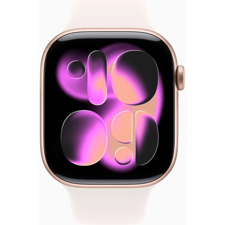 Смарт-годинник Apple Watch Series 11 GPS 46mm Rose Gold Aluminium Case with Light Blush Sport Band - S/M (MEV64RK/A) - фото 2