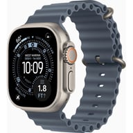 Смарт-годинник Apple Watch Ultra 3 GPS + Cellular 49mm Natural Titanium Case with Anchor Blue Ocean Band (MEWH4QP/A) - фото 1