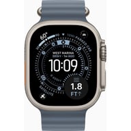Смарт-годинник Apple Watch Ultra 3 GPS + Cellular 49mm Natural Titanium Case with Anchor Blue Ocean Band (MEWH4QP/A) - фото 2