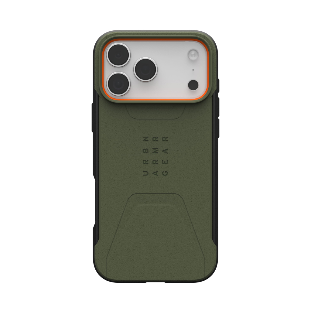 Чохол до мобільного телефона UAG iPhone 17 Pro Max Civilian MagSafe Olive/Orange (114546117297) - фото 1 Чохол до мобільного телефона UAG iPhone 17 Pro Max Civilian MagSafe Olive/Orange (114546117297) - фото 1