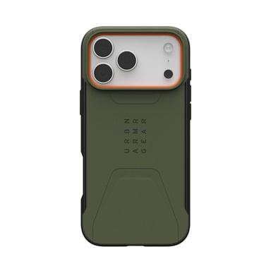 Чохол до мобільного телефона UAG iPhone 17 Pro Max Civilian MagSafe Olive/Orange (114546117297) - фото 1