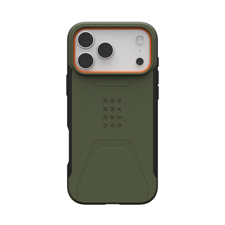 Чохол до мобільного телефона UAG iPhone 17 Pro Max Civilian MagSafe Olive/Orange (114546117297) - фото 1