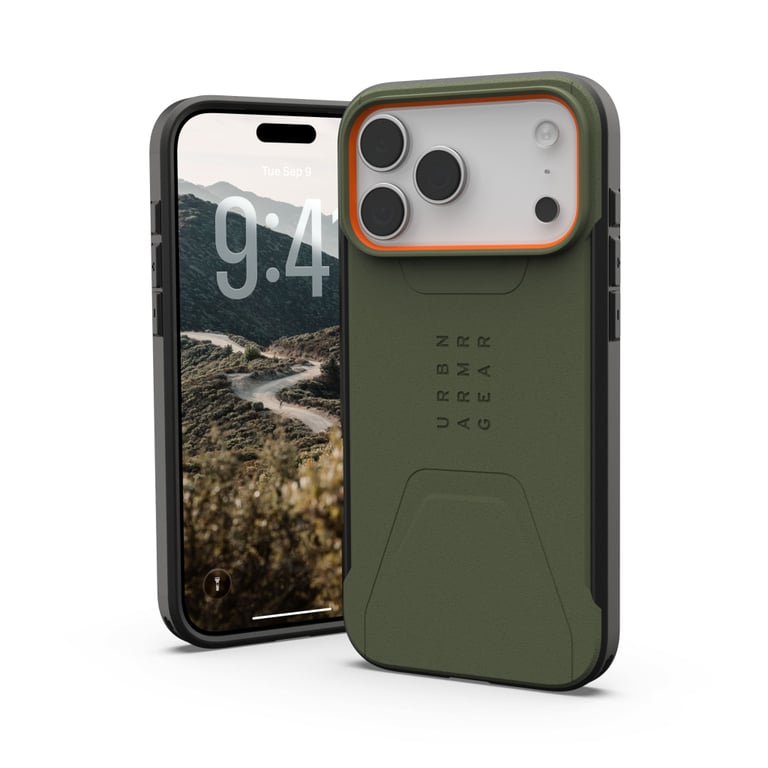 Чохол до мобільного телефона UAG iPhone 17 Pro Max Civilian MagSafe Olive/Orange (114546117297) - фото 2