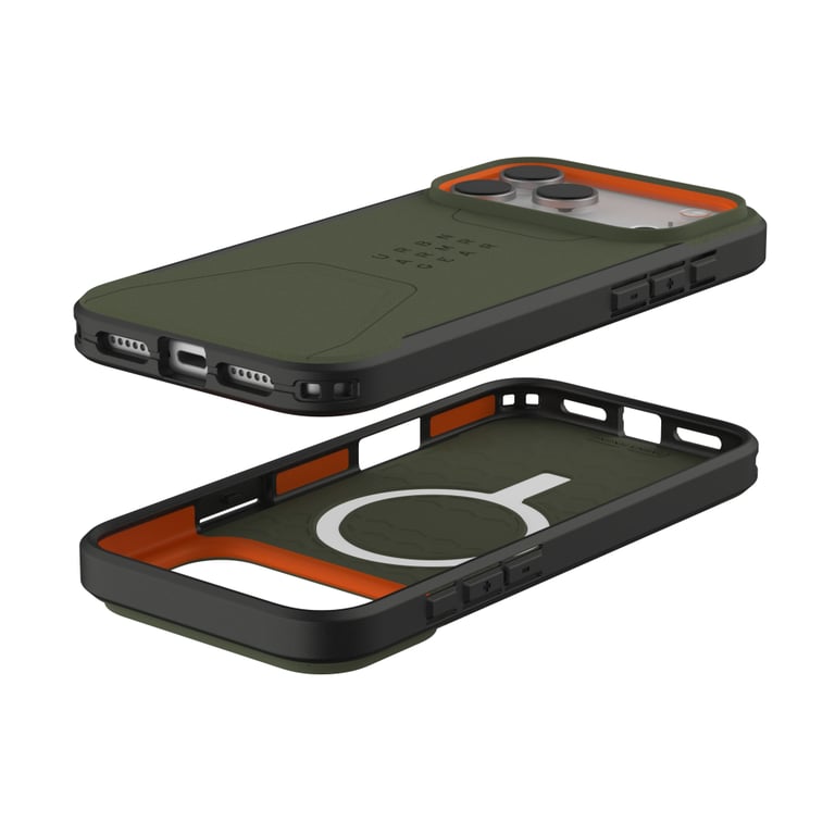 Чохол до мобільного телефона UAG iPhone 17 Pro Max Civilian MagSafe Olive/Orange (114546117297) - фото 8