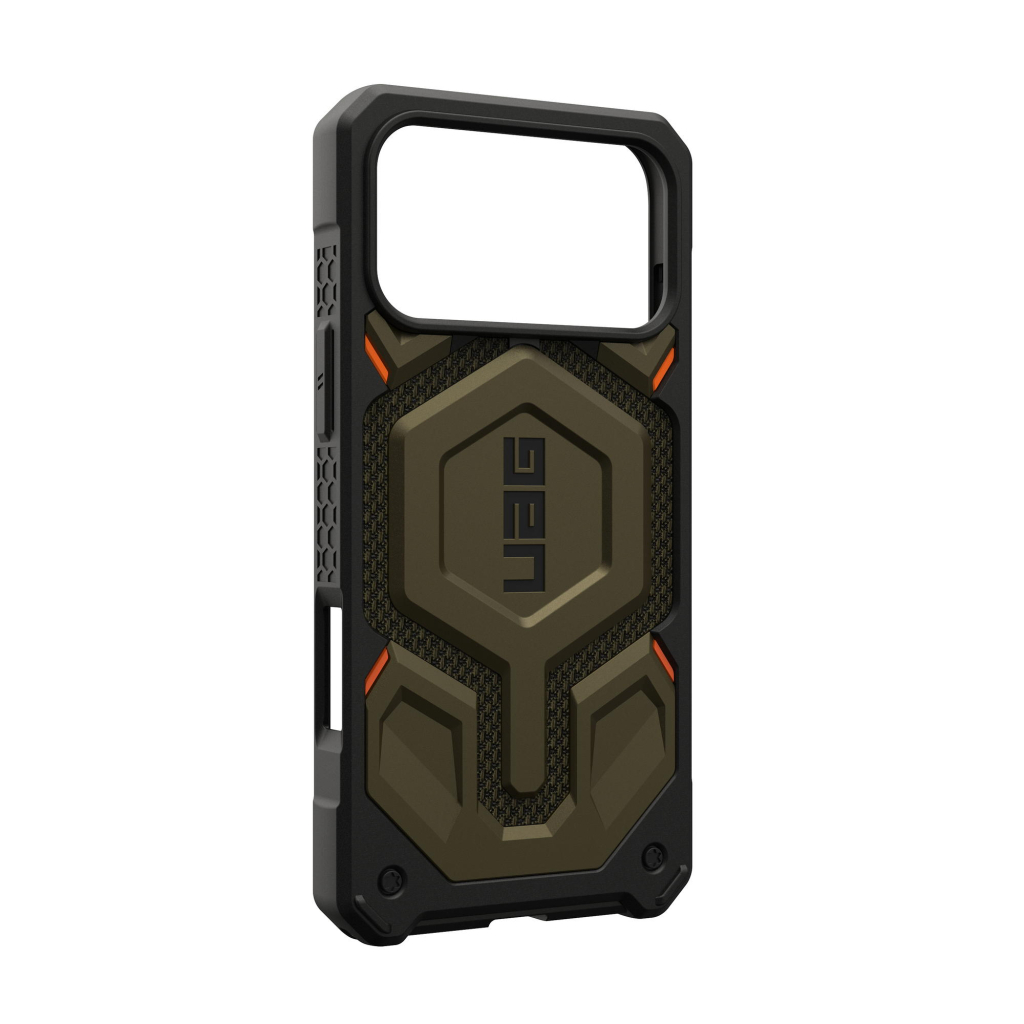 Чохол до мобільного телефона UAG iPhone 17 Pro Max Monarch Pro MagSafe Kevlar Element Green (11451411397B) - фото 4 Чохол до мобільного телефона UAG iPhone 17 Pro Max Monarch Pro MagSafe Kevlar Element Green (11451411397B) - фото 4
