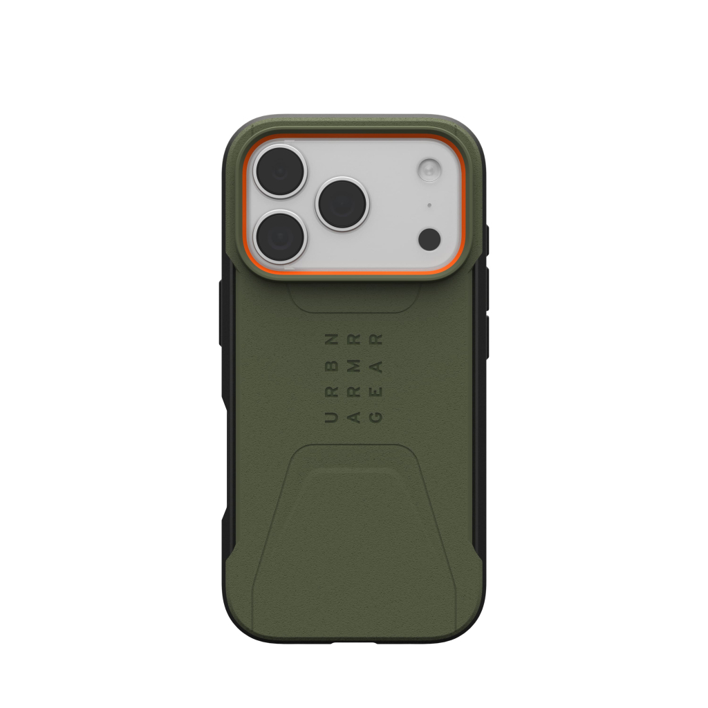 Чохол до мобільного телефона UAG iPhone 17 Pro Civilian MagSafe Olive/Orange (114545117297) - фото 1