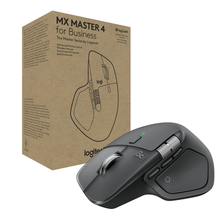 Мишка Logitech MX Master 4 for Business Wireless/Bluetooth Graphite (910-007617) - фото 1