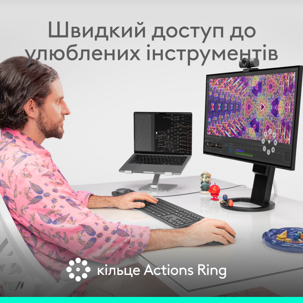 Мишка Logitech MX Master 4 for Business Wireless/Bluetooth Graphite (910-007617) - фото 8 Мишка Logitech MX Master 4 for Business Wireless/Bluetooth Graphite (910-007617) - фото 8