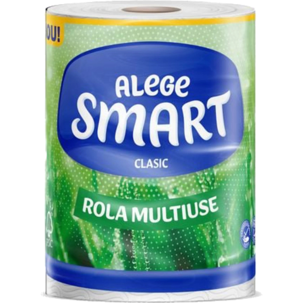 Паперові рушники Smart Tissue Classic 2 шари 220 відривів 41.8 м 1 рулон (5944582100145) Паперові рушники Smart Tissue Classic 2 шари 220 відривів 41.8 м 1 рулон (5944582100145)