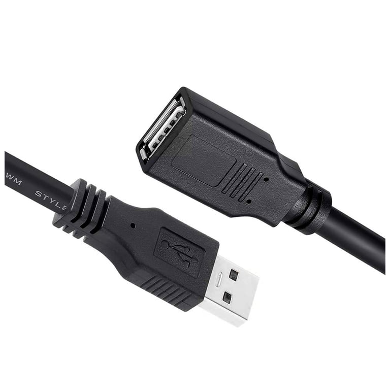 Дата кабель USB 2.0 AM/AF 1.8m black ColorWay (CW-CBUF076-BK) - фото 1