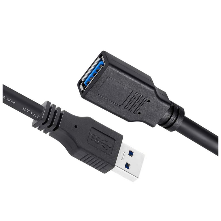 Дата кабель USB 3.0 AM/AF 1.8m black ColorWay (CW-CBUF075-BK) - фото 1