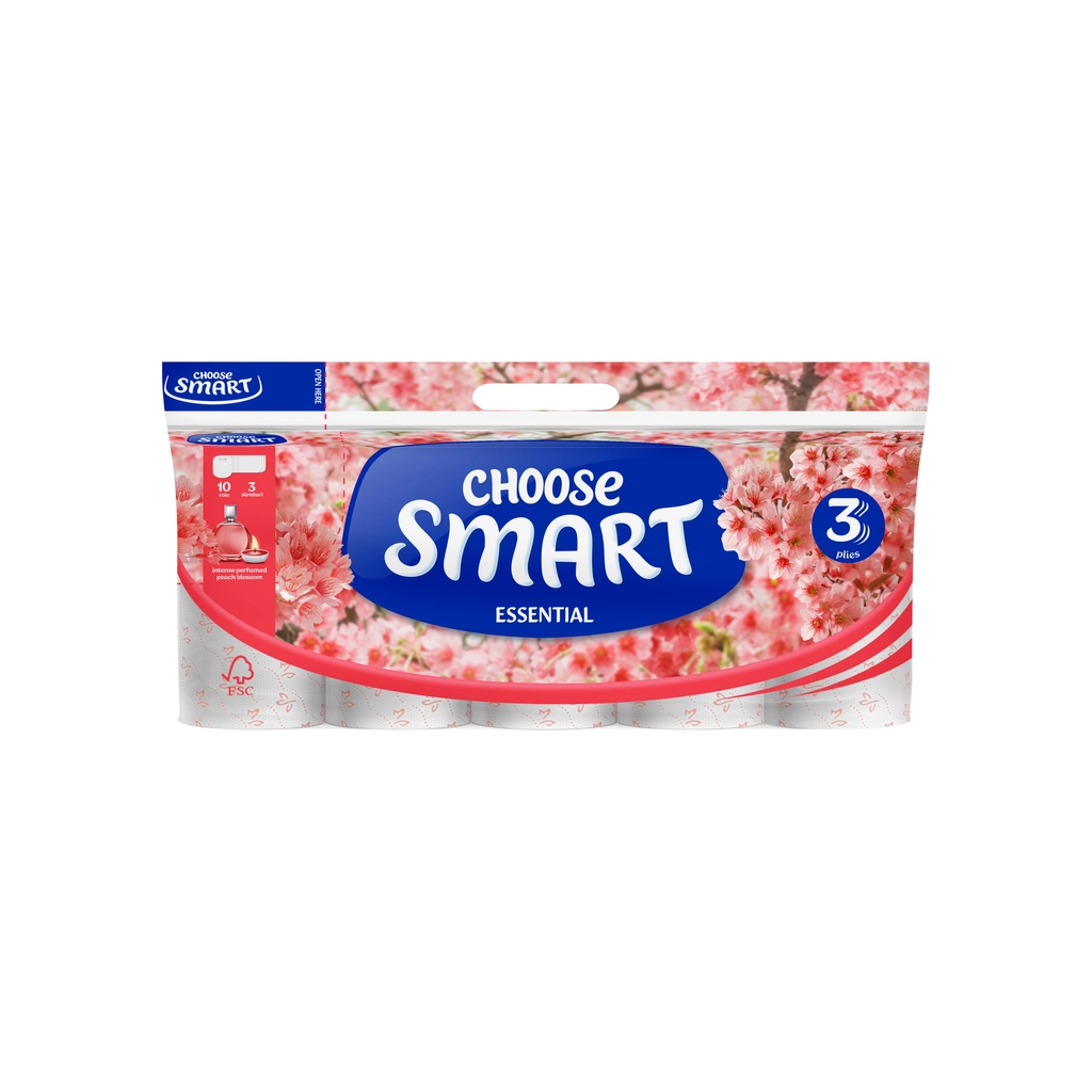 Туалетний папір Smart Tissue Essential Peach 3 шари 10 рулонів (5944582100138) Туалетний папір Smart Tissue Essential Peach 3 шари 10 рулонів (5944582100138)