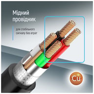 Кабель для принтера USB 2.0 AM/BM 2.0m black ColorWay (CW-CBUB072-BK) - фото 11