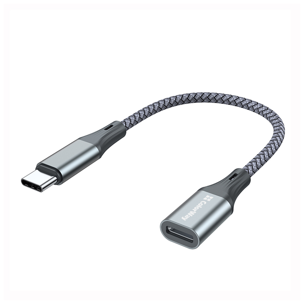 Перехідник USB-C M to Lightning F 0.17m gray ColorWay (CW-AD-CL) Перехідник USB-C M to Lightning F 0.17m gray ColorWay (CW-AD-CL)