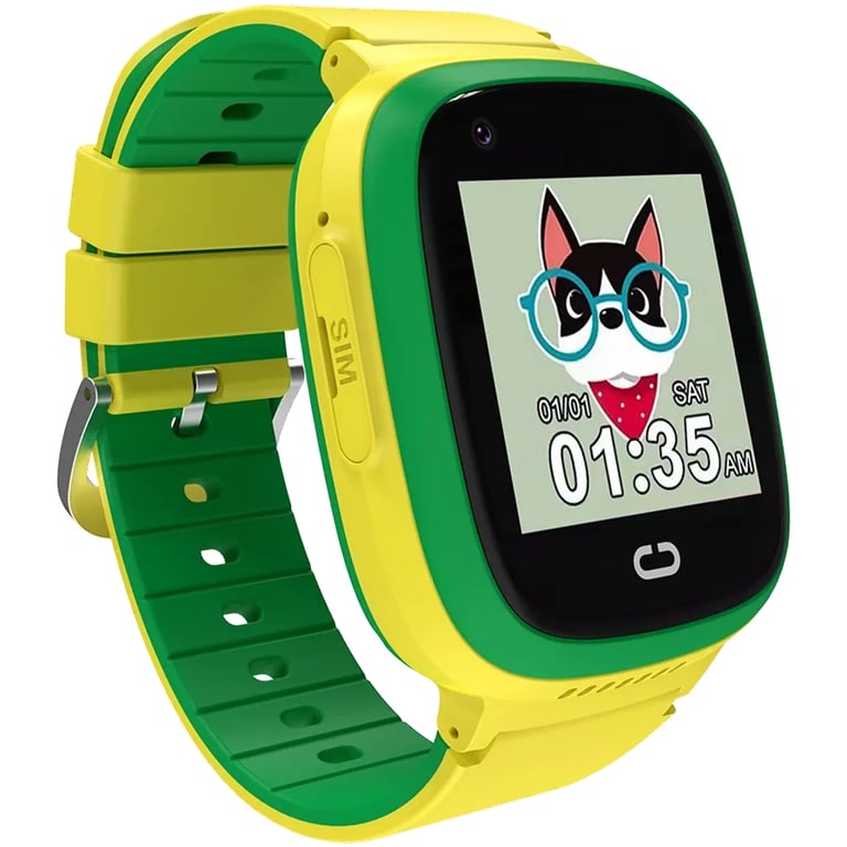 Смарт-годинник Canyon Sunny KW-48 Video 4G GPS Games Music Yellow/Green (CNE-KW48YG) - фото 3
