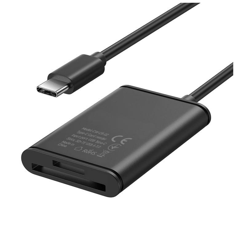 Зчитувач флеш-карт ColorWay USB-C to USB 3.0/SD/MicroSD (CW-CR-02) - фото 3