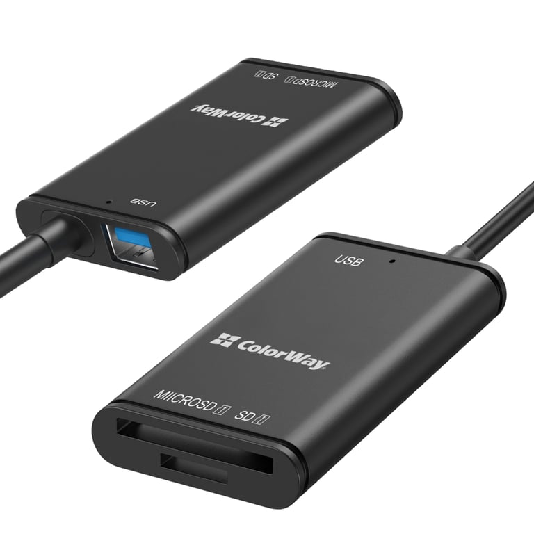 Зчитувач флеш-карт ColorWay USB-C to USB 3.0/SD/MicroSD (CW-CR-02) - фото 5