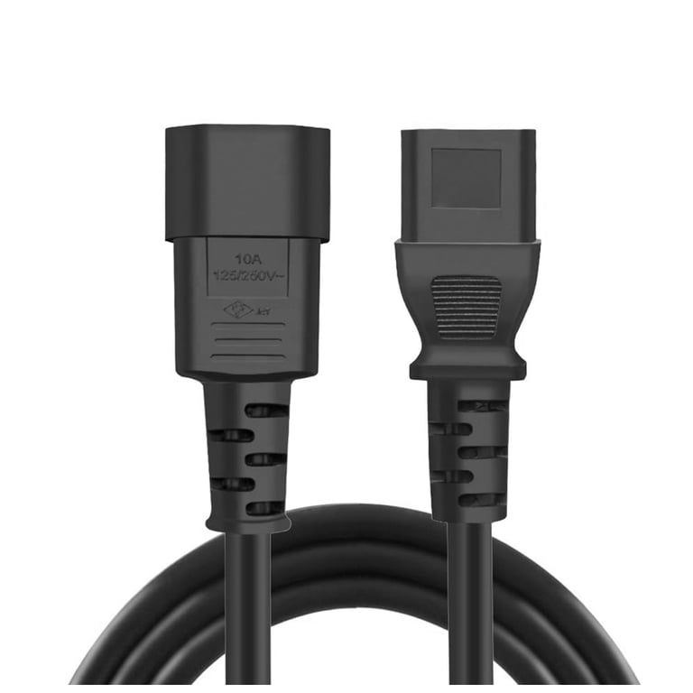 Кабель живлення C13 to C14 1.8m black ColorWay (CW-CBP087-BK) - фото 3