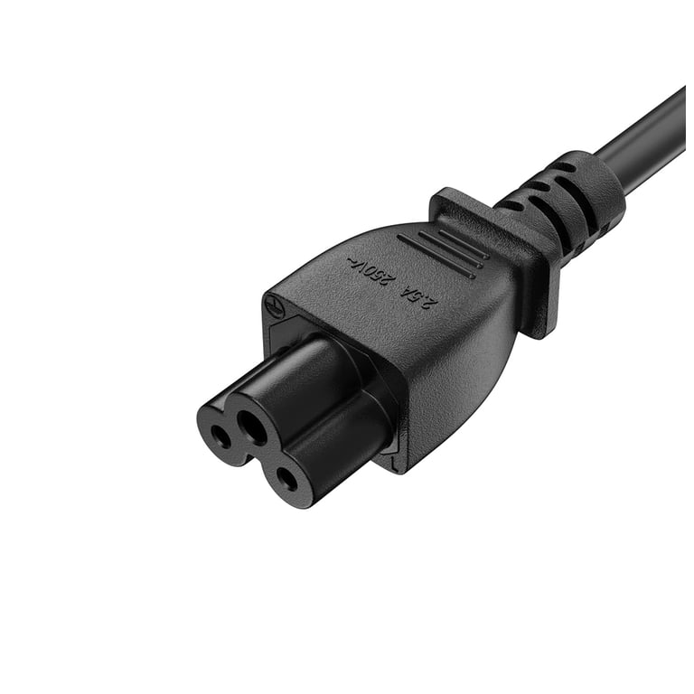 Кабель живлення C5 1.8m black ColorWay (CW-CBP083-BK) - фото 3