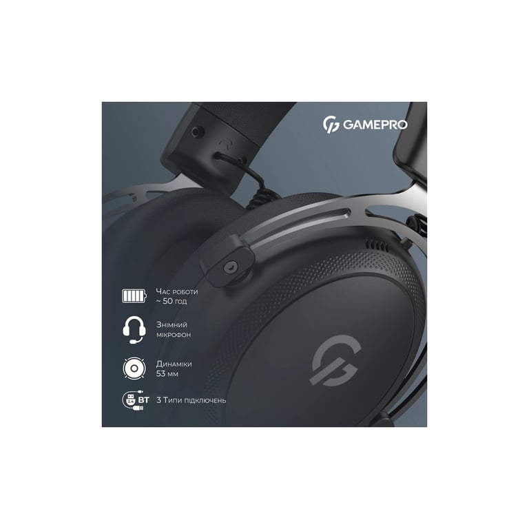 Навушники GamePro Asgard Skald 4-Mode Black (HSW160B) - фото 8