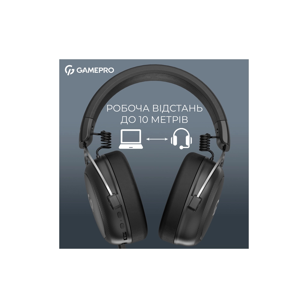 Навушники GamePro Asgard Skald 4-Mode Black (HSW160B) - фото 9 Навушники GamePro Asgard Skald 4-Mode Black (HSW160B) - фото 9