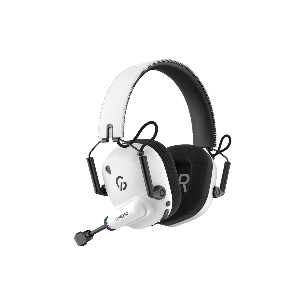 Навушники GamePro Genesis Mercury Pro 3-Mode White (HSW120W) - фото 2 Навушники GamePro Genesis Mercury Pro 3-Mode White (HSW120W) - фото 2