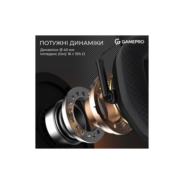 Навушники GamePro Genesis Mercury USB Black (HS120B) - фото 10